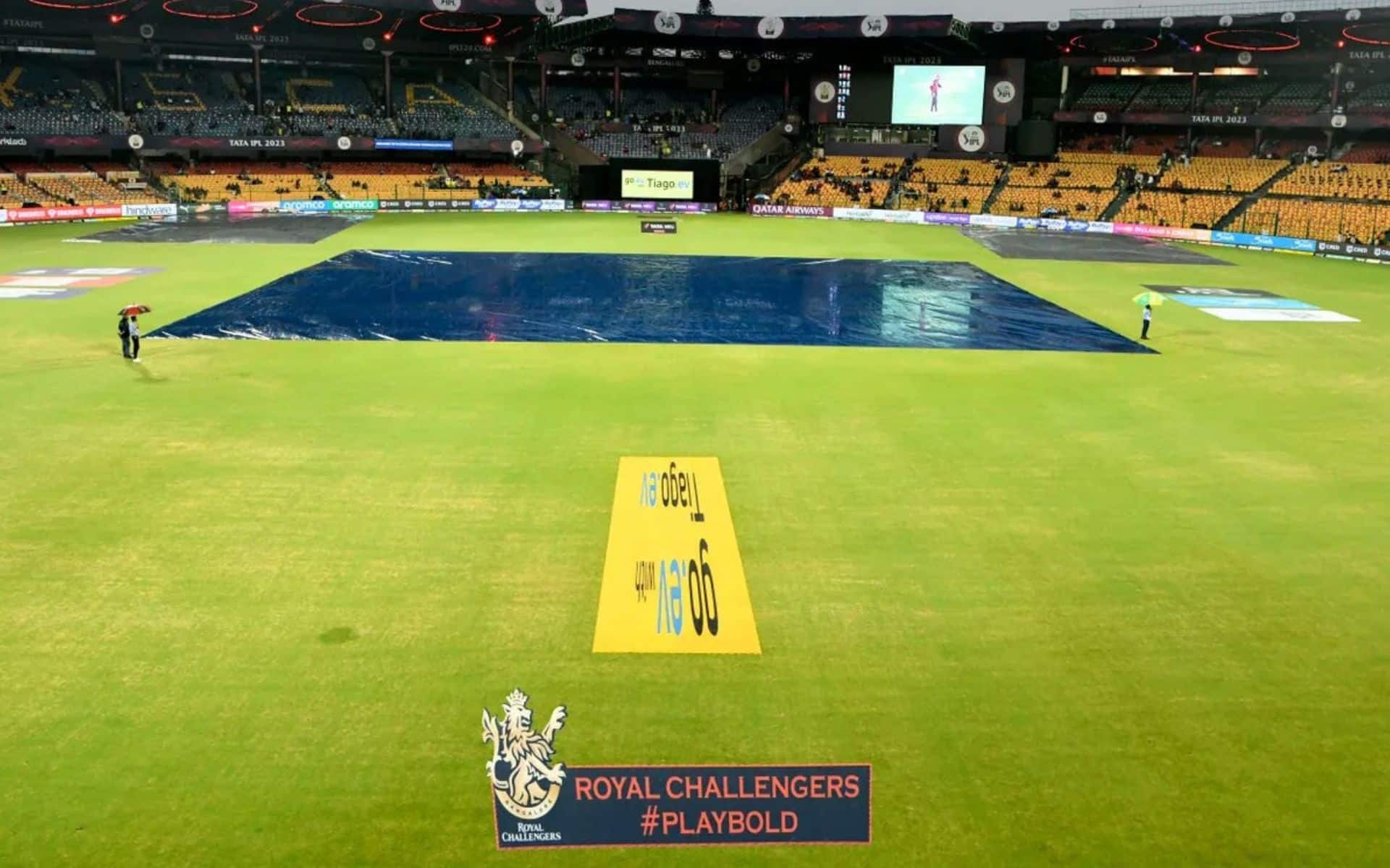 Just In| RCB vs DC Game To Be Abandoned? Bad Weather And Unstoppable Rain In Bengaluru